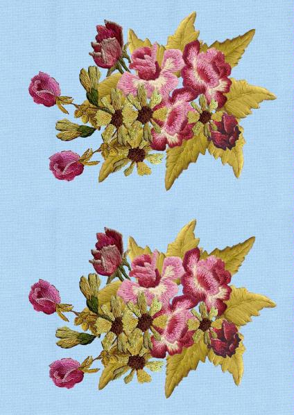 Dots Heirloom Rich Stitch Medium 3d Elements - 38 x A4 Pages to Download